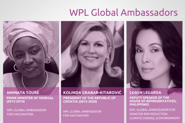 Wpl Appoints Aminata Toure Kolinda Grabar Kitarovic And Loren Legarda As Global Ambassadors Women Political Leaders